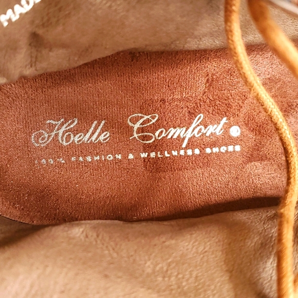 HELLE COMFORT Shoes Low Heel Ankle Bootie Animal Print Snake Tiger Zebra - Picture 9 of 16